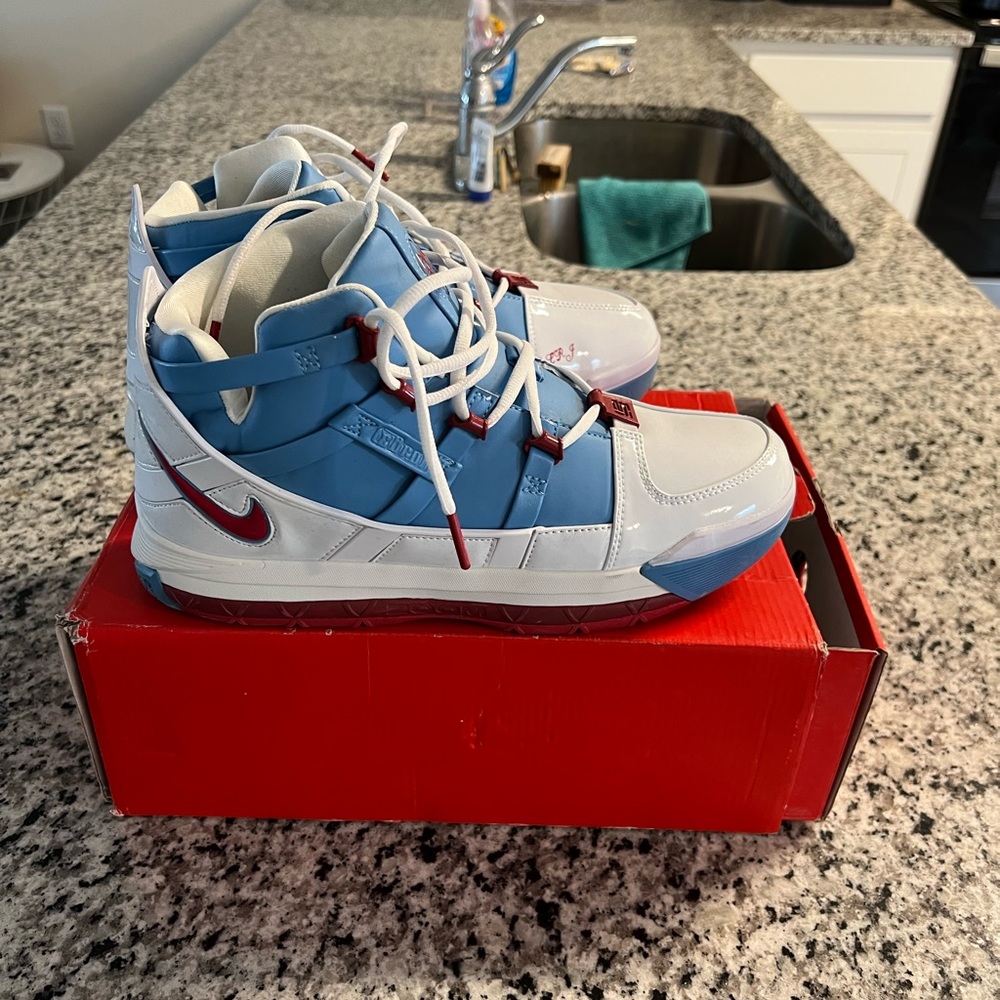 (UA)Nike LeBron 3 Houston Oilers